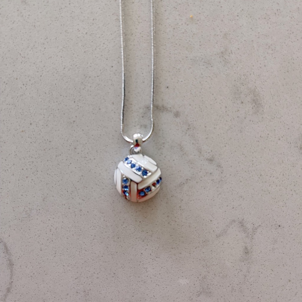 Volleyball necklace
